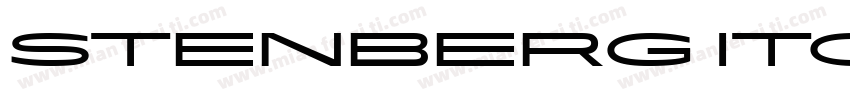 Stenberg ITC Std字体转换